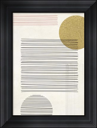 Framed Lines and Shapes I Print