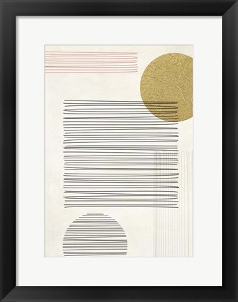 Framed Lines and Shapes I Print