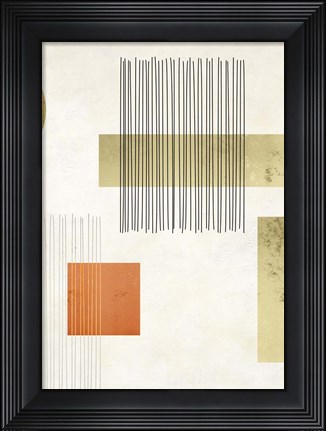 Framed Lines and Shapes II Print