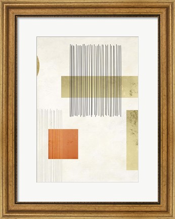 Framed Lines and Shapes II Print