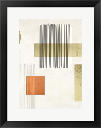 Framed Lines and Shapes II Print