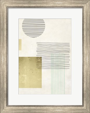Framed Lines and Shapes III Print