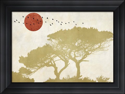 Framed Passage of Good Fortune Print