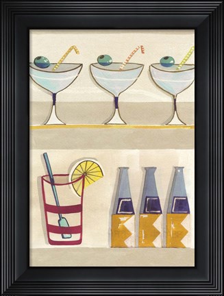 Framed Happy Hour Print