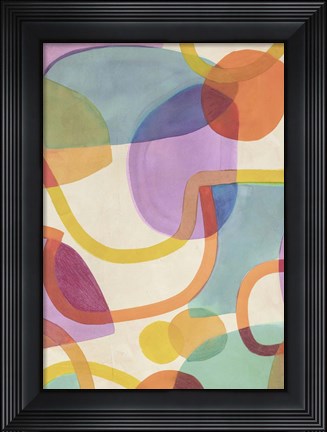 Framed Laughter II Print