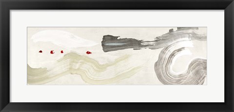 Framed Vibrating Waves Print