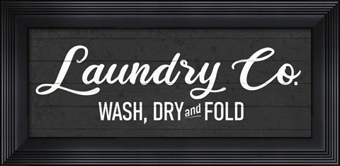 Framed Laundry Co Print