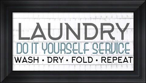 Framed Do It Yourself Service Print