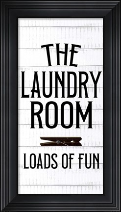 Framed Laundry Room Print