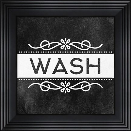 Framed Wash Dry Fold 1 v2 Print