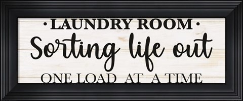 Framed Sorting Life Out Print