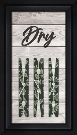 Framed Dry Print