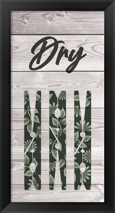 Framed Dry Print
