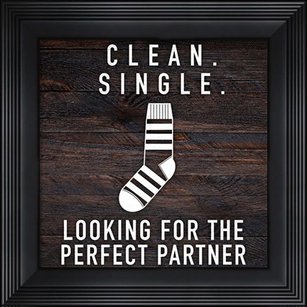 Framed Clean Single Print