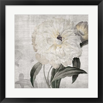 Framed Traditional Peony Print