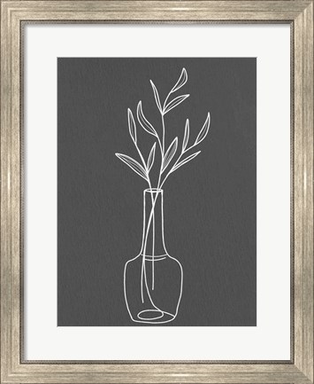 Framed Modern Vase 2 Print