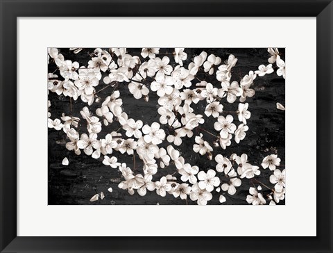 Framed Magnolia Branches Print