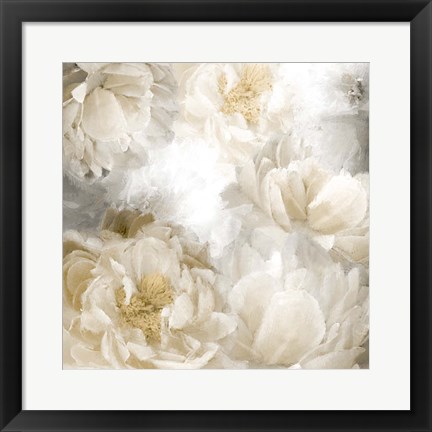 Framed Peony Abstract Print