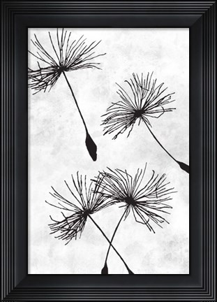 Framed Dandelion Flight 1 Print