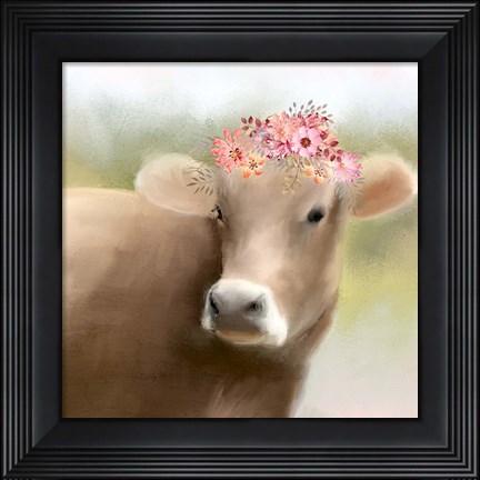 Framed Creamy Print