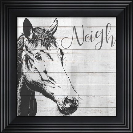 Framed Neigh Print