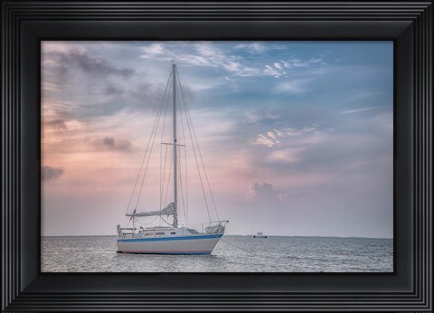 Framed Blue Point Sunrise Print