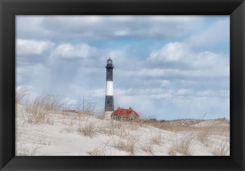 Framed Fire Island Lighthouse Print