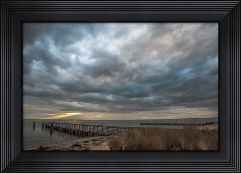 Framed East Islip Sunset 2 Print