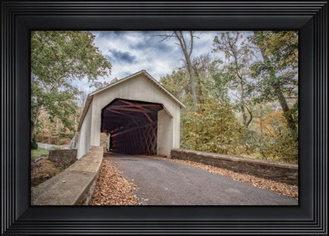 Framed Covered Bridge Print