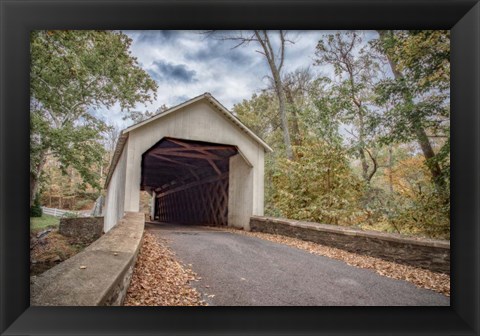 Framed Covered Bridge Print