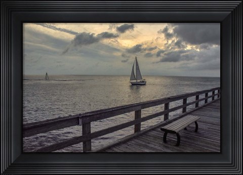Framed Cedar Beach Print