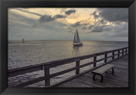 Framed Cedar Beach Print