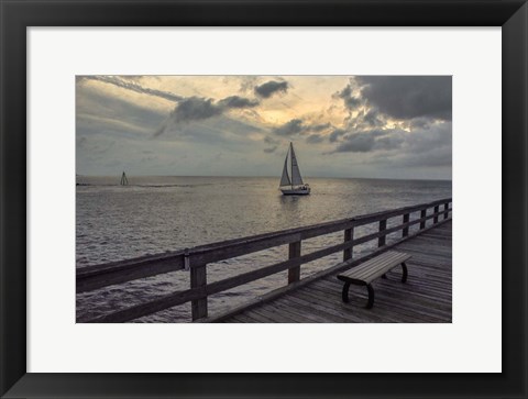 Framed Cedar Beach Print