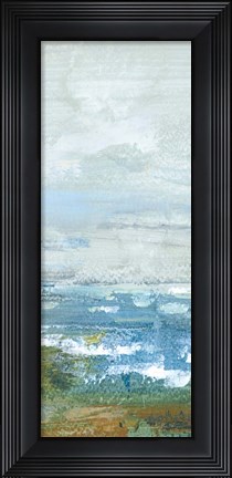Framed Morning Seascape Panel II Print