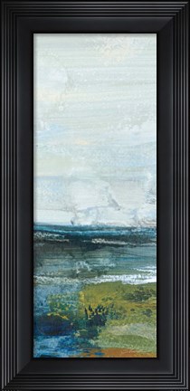 Framed Morning Seascape Panel I Print