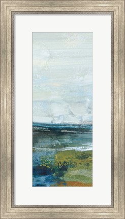 Framed Morning Seascape Panel I Print