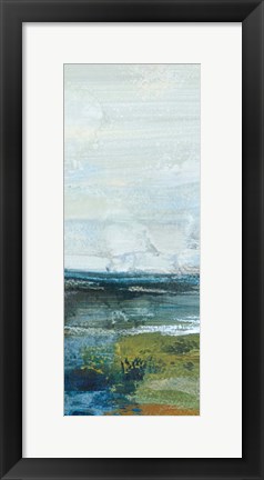 Framed Morning Seascape Panel I Print