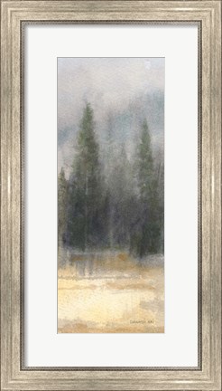 Framed Misty Pines Panel II Print