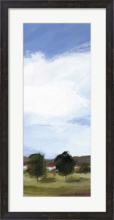 Framed Catcalling Clouds Panel I Print