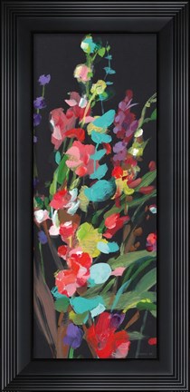 Framed Brightness Flowering Panel II Print