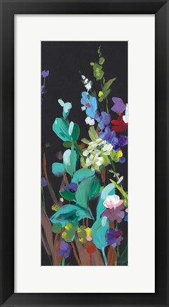 Framed Brightness Flowering Panel I Print