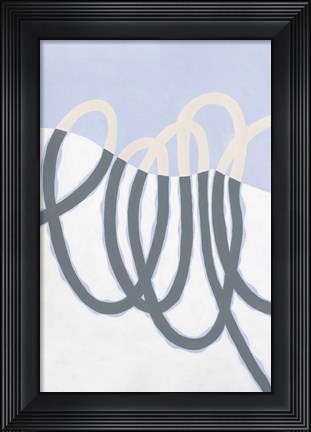 Framed Loops I v2 Print