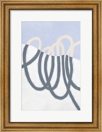 Framed Loops I v2 Print
