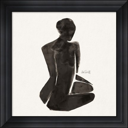 Framed Neutral Nudes I Sq Print