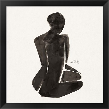 Framed Neutral Nudes I Sq Print