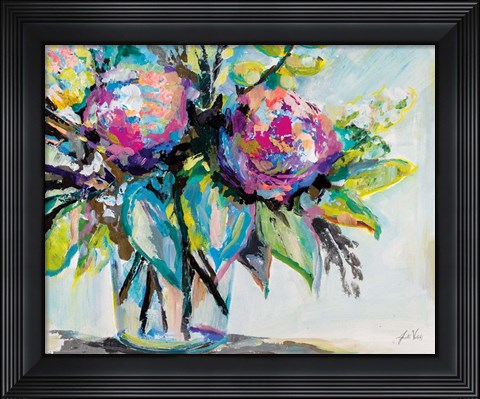 Framed Big Blooms Print