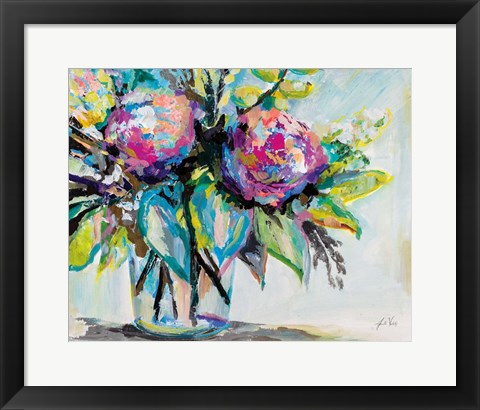 Framed Big Blooms Print