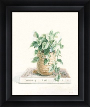 Framed Grown at Home II Cream Print