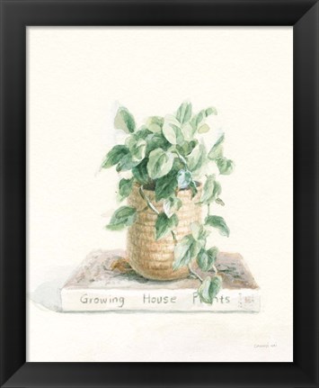 Framed Grown at Home II Cream Print