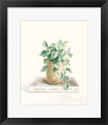 Framed Grown at Home II Cream Print